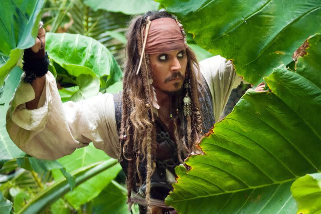 <p>Peter Mountain/Walt Disney Pictures/courtesy Everett</p> Johnny Depp's Captain Jack Sparrow in 'Pirates of the Caribbean: On Stranger Tides'
