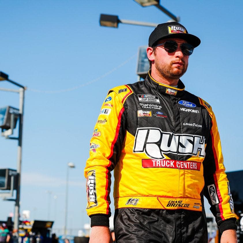Mitchell's Chase Briscoe will wear the Cummins/Rush Truck Centers colors Sunday at Atlanta Motor Speedway.