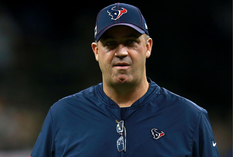 Texans head coach Bill O'Brien has some questions to answer. (Getty)