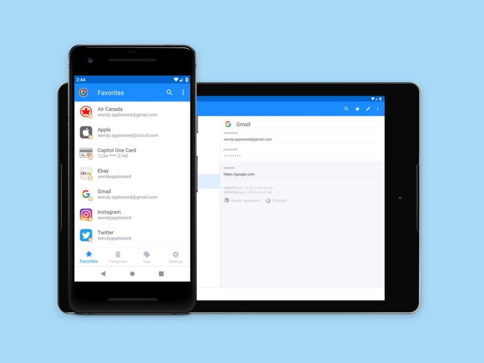 best android apps: 1password