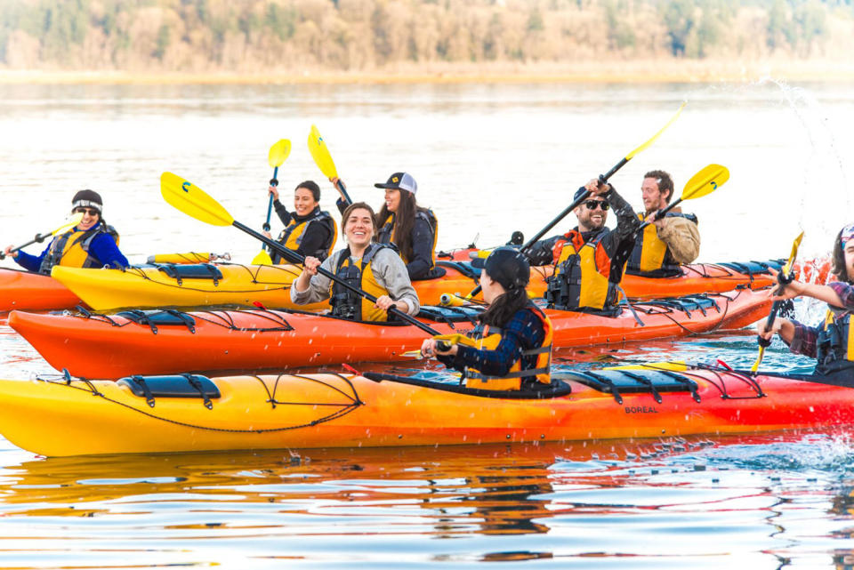 Kayaking with Olympic Kayak Tours at Port Townsend