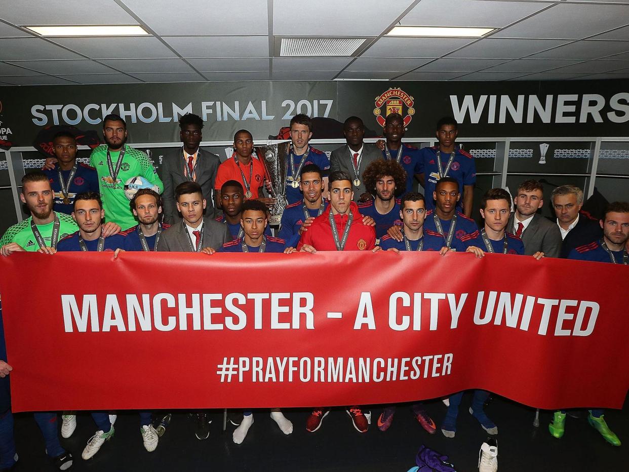 Manchester United won on a poignant night for the players, the club and their city: Getty