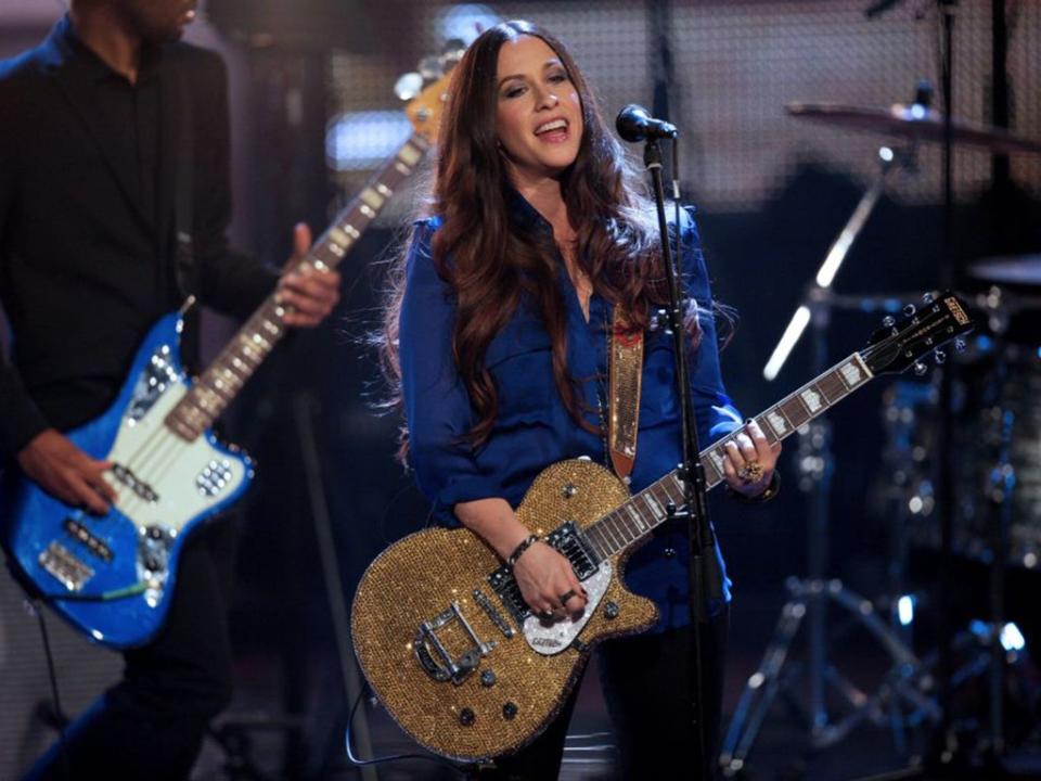 File: Alanis Morissette says she was interviewed ‘during a very vulnerable time’ for the documentary (Getty images)