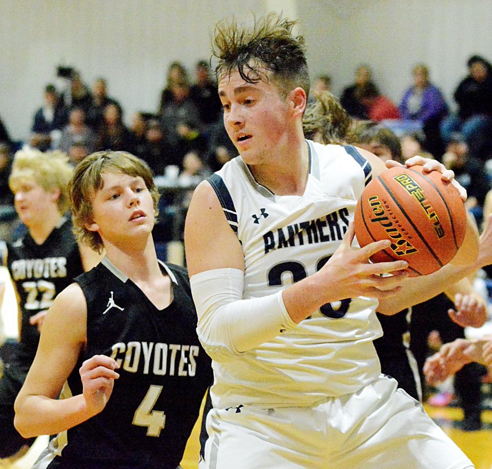 Sam Hansen led Great Plains Lutheran's boys basketball team to two wins last week, notching 21 points and nine rebounds in a win over Waverly-South Shore and added a school-record 34 points in a win over Iroquois-Doland.