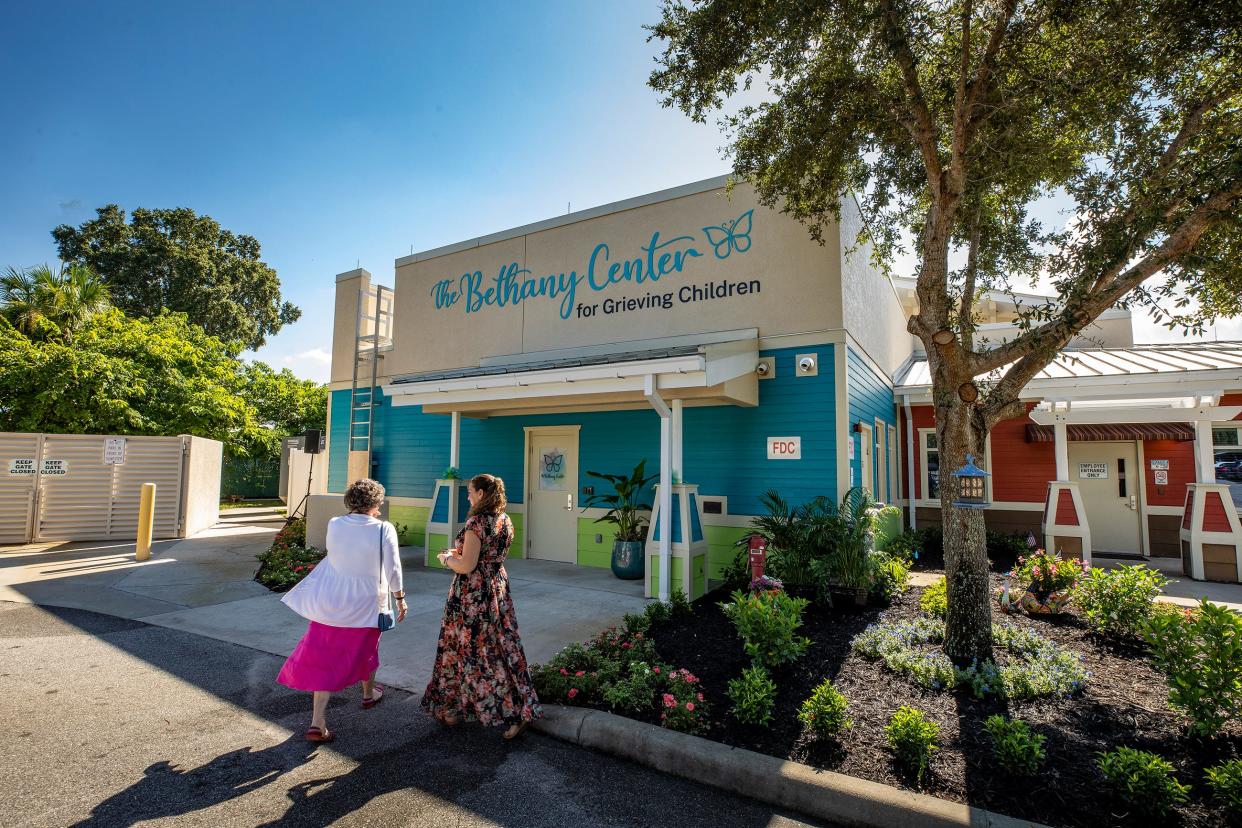 Bethany Center for Grieving Children hosted a grand opening in Lakeland on Thursday. ERNST PETERS/ THE LEDGER