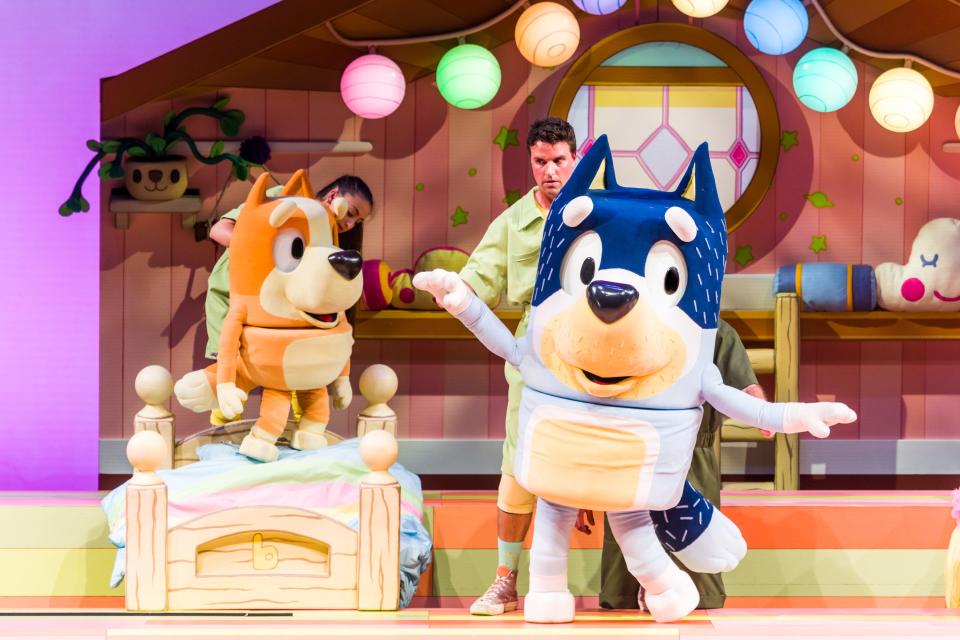 "Bluey's Big Play the Stage Show" is coming Thursday to Montgomery Performing Arts Centre.