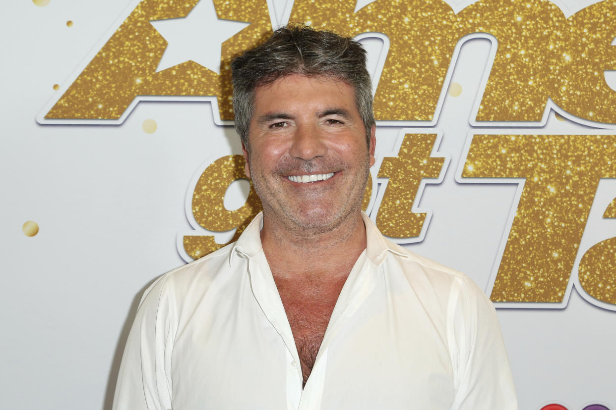 Simon Cowell at the America's Got Talent Season 13 finale show in 2018 (AP)