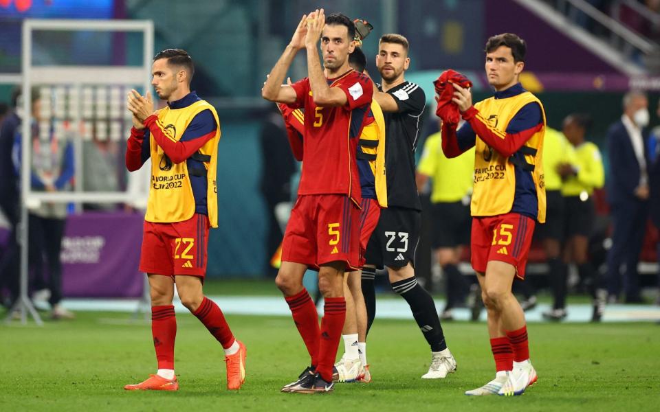 Spain just scraped into the second round after a shock 2-1 defeat to Japan in their final Group E clash - Kim Hong-Ji/Reuters