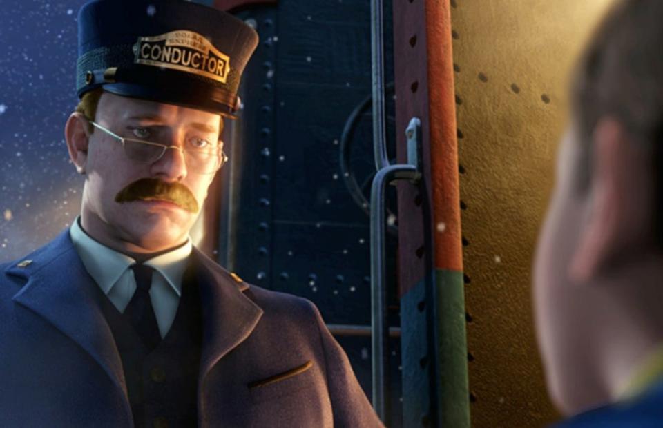 El personaje de Tom Hanks en The Polar Express (Warner)