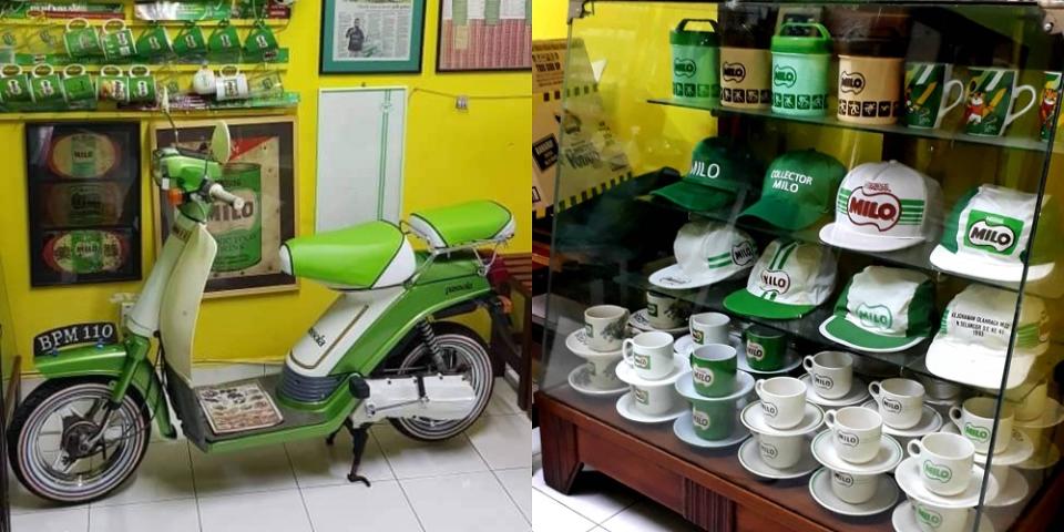 Yusof even has a Milo-themed scooter in his collection. — Picture courtesy of Mohd Yusof Ali