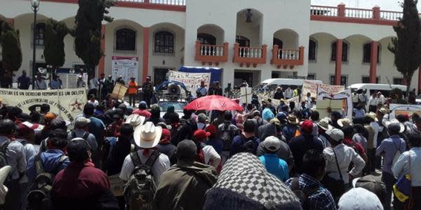 Protestan en Chiapas contra Bill Gates por “crear” virus del Covid-19