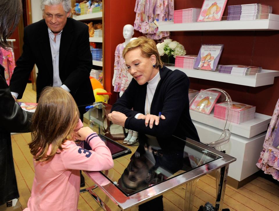 <p>Is there anyone better to write children's stories than Mary Poppins herself? Julie Andrews (under her married name of Julie Andrews Edwards) has been writing books for kids and young adults since the 70s. </p><p>Now, alongside her daughter Emma Walton Hamilton, the Oscar winner runs the <a href="https://julieandrewscollection.com/" rel="nofollow noopener" target="_blank" data-ylk="slk:Julie Andrews Collection" class="link ">Julie Andrews Collection</a>, a selection of books by Julie and other authors that "nurture the imagination and celebrate a sense of wonder," according to the site. <em>The Sound of Music</em> star herself has written over a dozen books, including <em>The Very Fairy Princess</em> series. </p><p>"It is an awesome responsibility to write for young people, for I am always aware that they face more choices today and have to make more difficult decisions than I have ever known," Julie wrote on her <a href="https://julieandrewscollection.com/message-from-julie" rel="nofollow noopener" target="_blank" data-ylk="slk:site" class="link ">site</a>. "The joy of reading is that it asks us to use our imaginations...and therefore we engage, and play an active role in our experiences. And I can think of no better way for young people to discover their passions, their values, their world, and their own places in it than through the portal of a wonderful book."<br></p><p><a class="link " href="https://go.redirectingat.com?id=74968X1596630&url=https%3A%2F%2Fwww.gettyimages.com%2Fdetail%2Fnews-photo%2Factress-author-julie-andrews-speaks-with-a-young-fan-as-she-news-photo%2F131194670%3Fadppopup%3Dtrue&sref=https%3A%2F%2Fwww.womenshealthmag.com%2Flife%2Fg33987725%2Fcelebrities-who-wrote-fiction-books%2F" rel="nofollow noopener" target="_blank" data-ylk="slk:Buy the Book">Buy the Book</a></p>