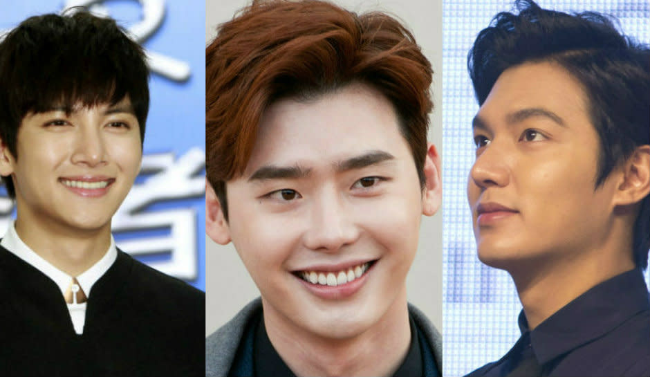 First Kiss For The Seventh Time stars Lee Joon Gi, Ji Chang Wook, Lee Jong  Suk, Park Hae Jin, Taecyeon, and Kai recently attended a p…