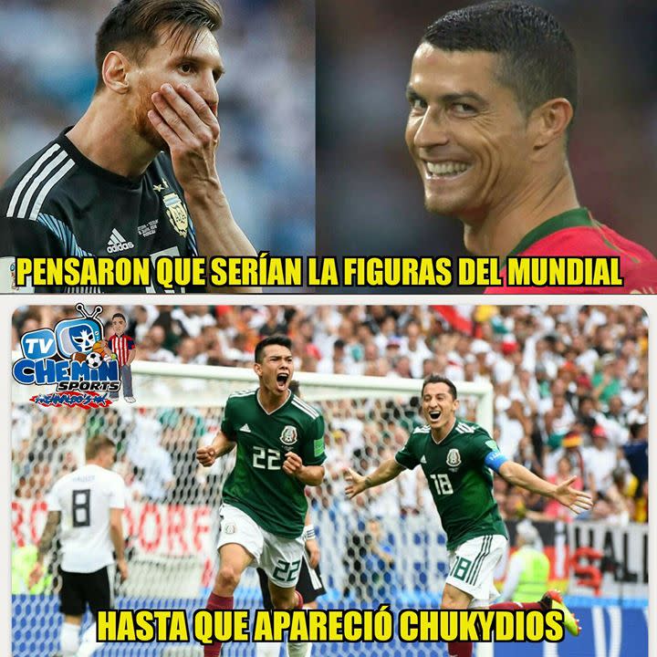 Memes Alemania vs México