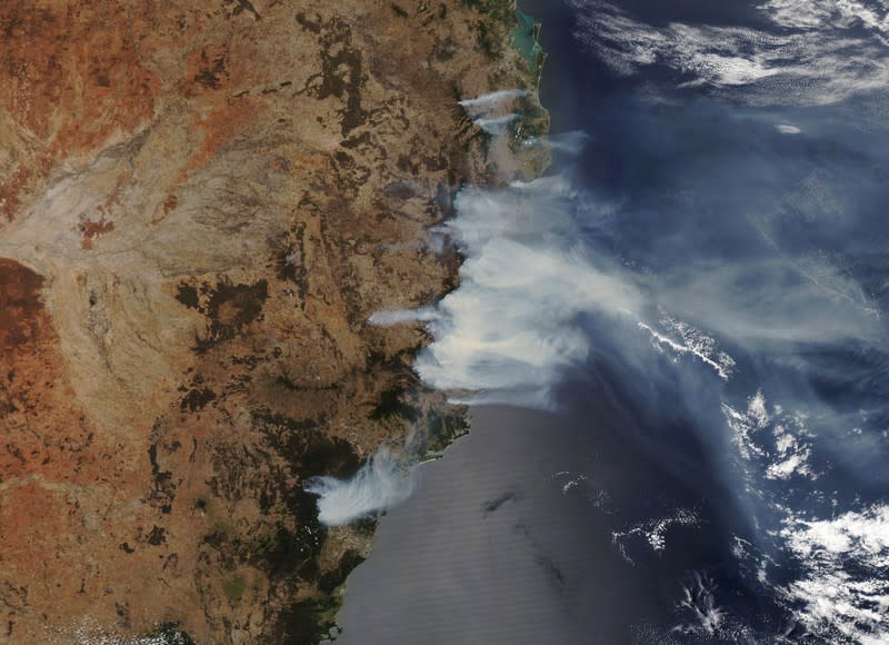 Overview of wildfires in New South Wales