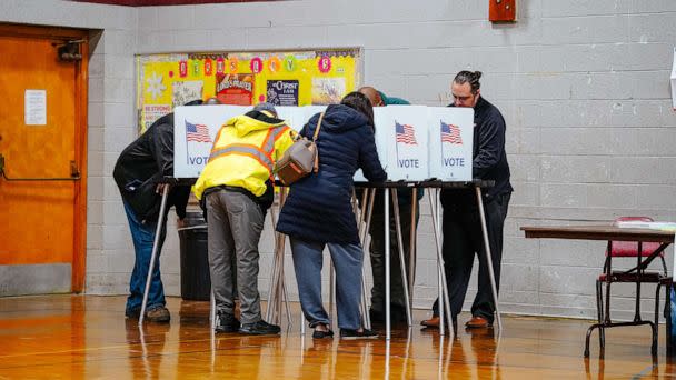 PHOTO: Voting at Bethany Lutheran Church in Detroit, Nov. 8, 2022, during the 2022 Midterm Election.  (The Washington Post via Getty Images)