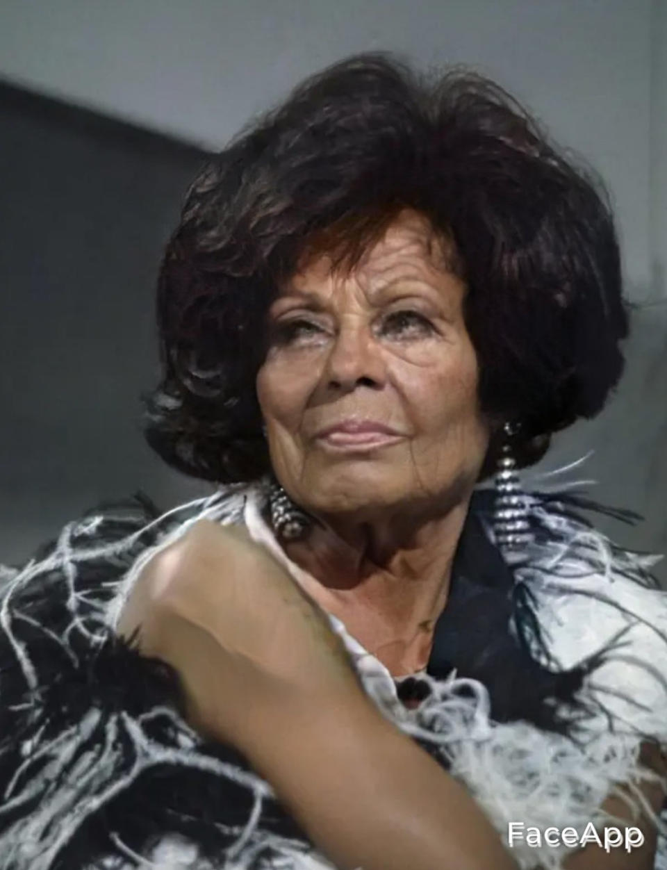 Old Diana Ross with AI technology