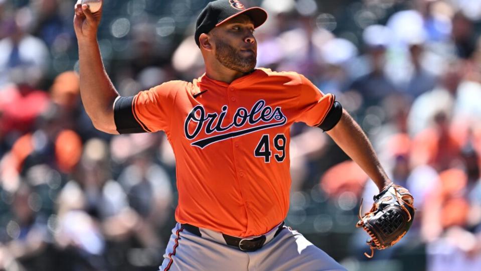 Injuries to the Orioles' starting pitchers have put Albert Suarez back on the fantasy baseball radar. (Jamie Sabau-USA TODAY Sports)