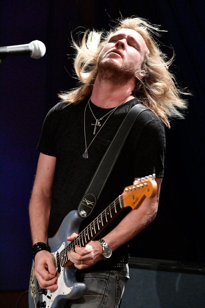 Blues guitarist Kenny Wayne Shepherd plays a free concert at the Harley-Davidson Museum Friday.