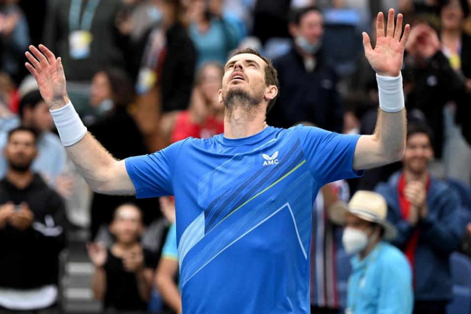 Andy Murray is into the second round  (EPA)