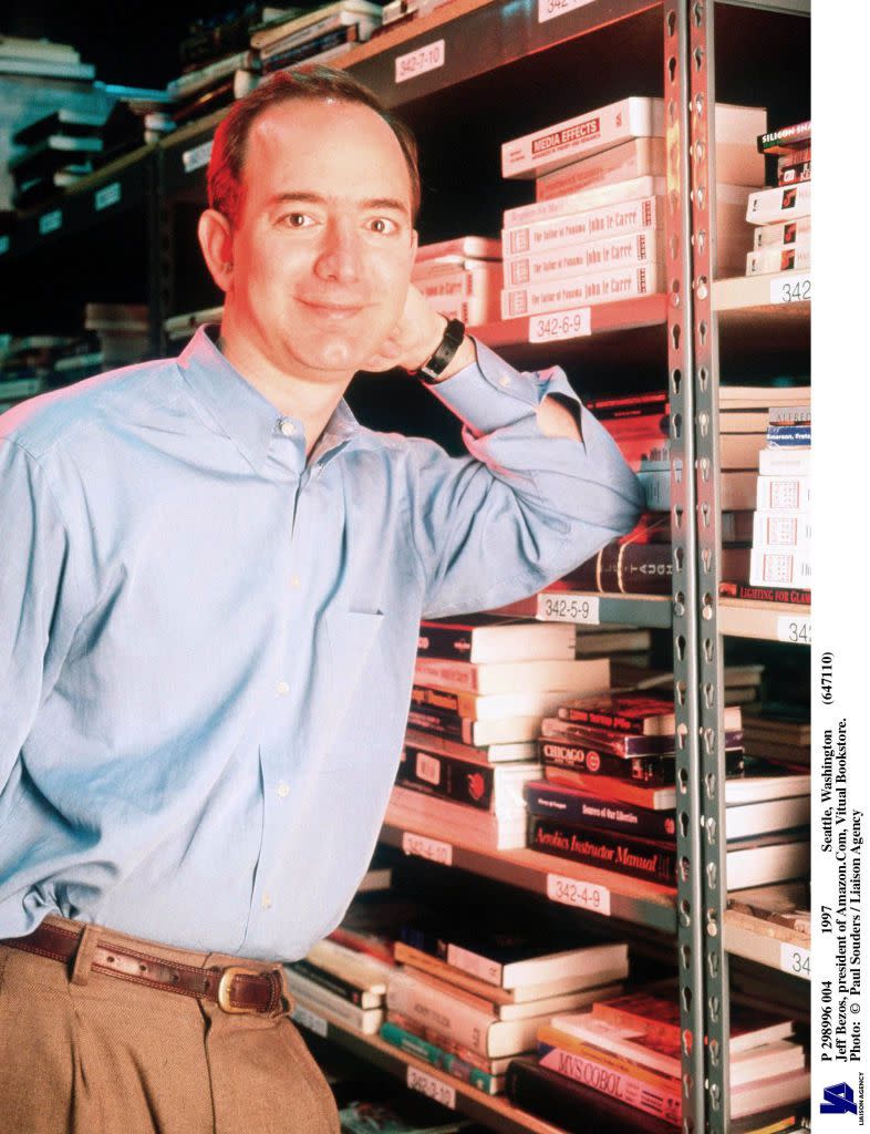 Jeff Bezos, Founder & Ceo Of Amazon.Com, Poses For Portrait