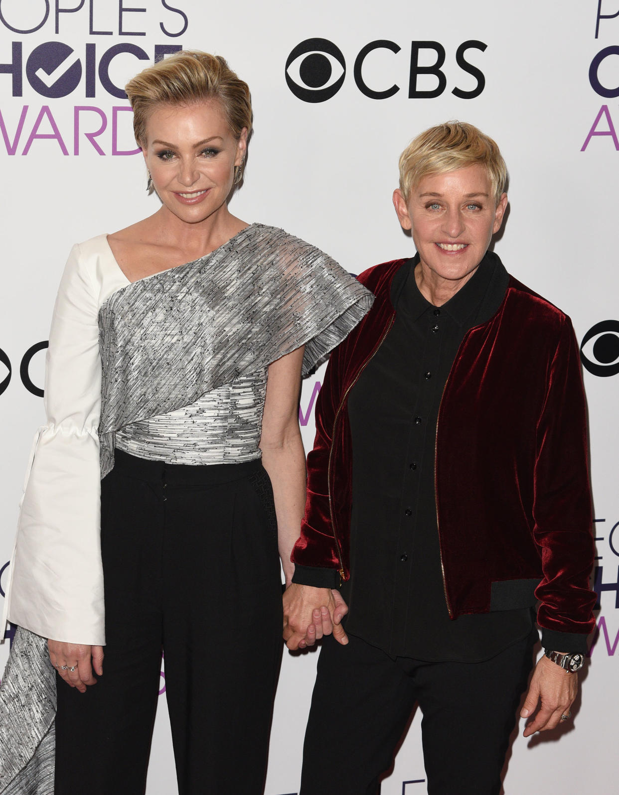 Ellen DeGeneres and Portia de Rossi, pictured at the People’s Choice Awards 2017, have been a couple for 13 years. (Photo: C. Flanigan/Getty Images)