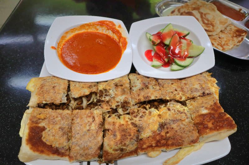 saffrons toa payoh - mutton murtabak