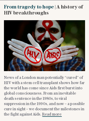 From tragedy to hope | A history of HIV breakthroughs