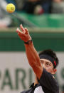 Tennis - French Open - Roland Garros, Paris, France - 31/5/15 Men's Singles - Japan's Kei Nishikori in action during the fourth round Action Images via Reuters / Jason Cairnduff Livepic