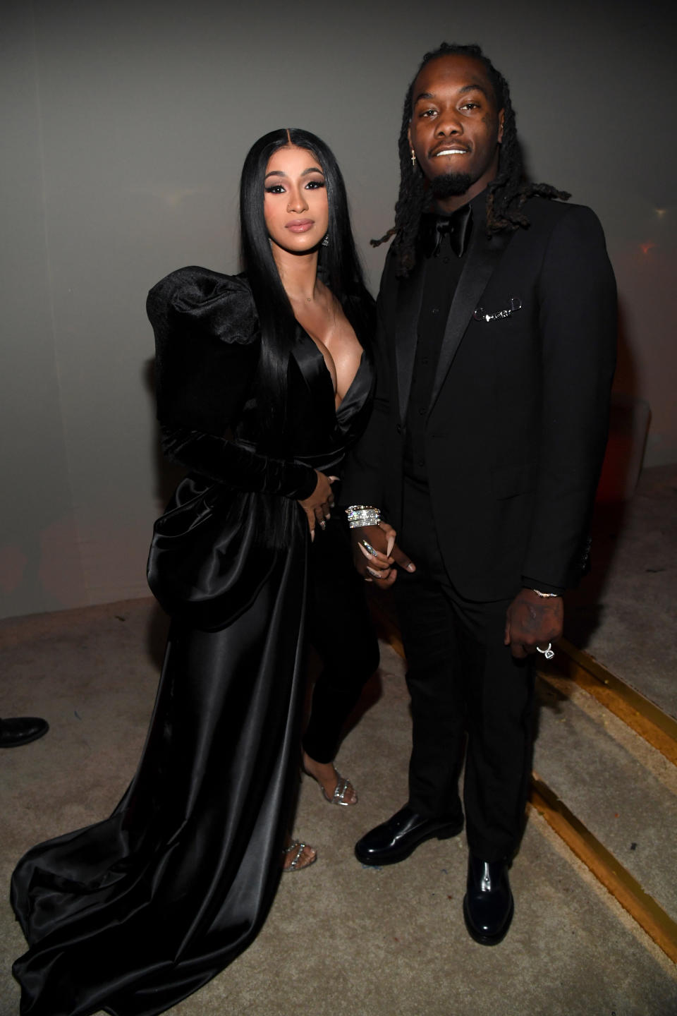 Cardi B and Offset <cite>Kevin Mazur/Getty Images for Sean Combs</cite>
