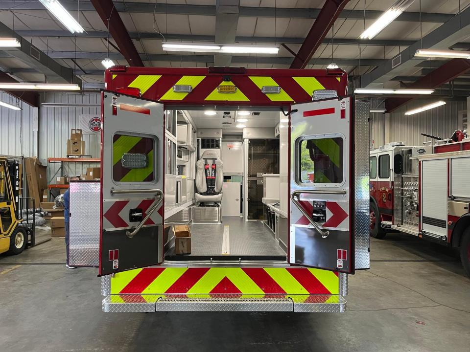 The Gardner Fire Department's new ambulance, which is expected to go into service in August, was designed to be nearly identical to the department's current vehicle.
