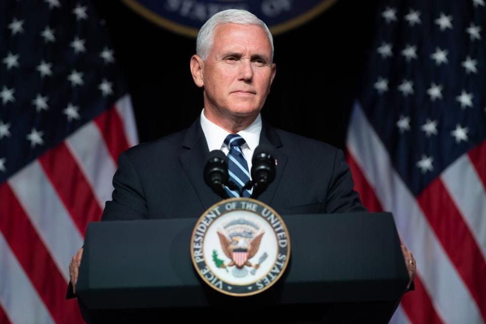 Vice President Mike Pence says the U.S. Space Command starts Aug. 29.