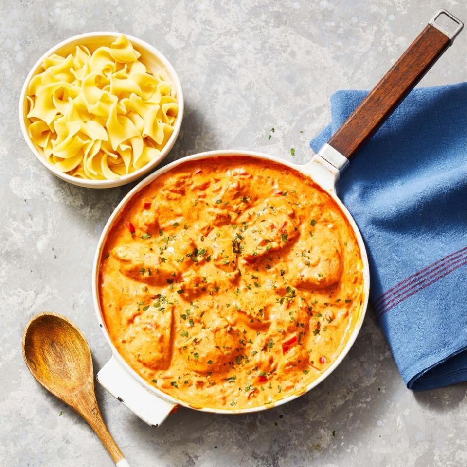 19) Chicken Paprikash