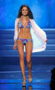 <b>Miss Universe 2012 </b><br><br>Winner Miss USA Olivia Culpo shows off her toned stomach in the bikini round.<br><br>© Getty