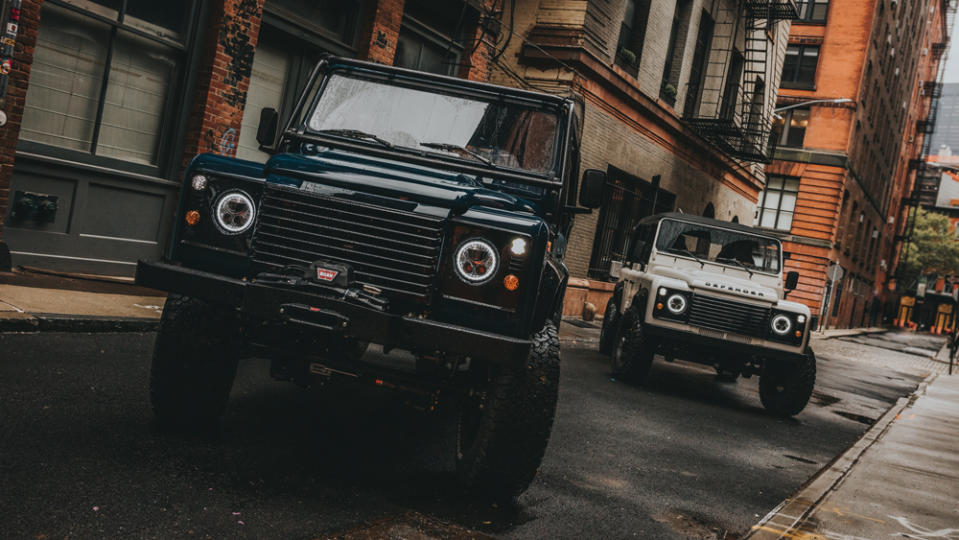 Reimagined Land Rover Defenders from Blackbridge Motors.