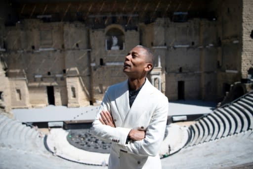 Composer Jeff Mills, known as "The Wizard", is is performing with a classical music orchestra at the Orange music festival