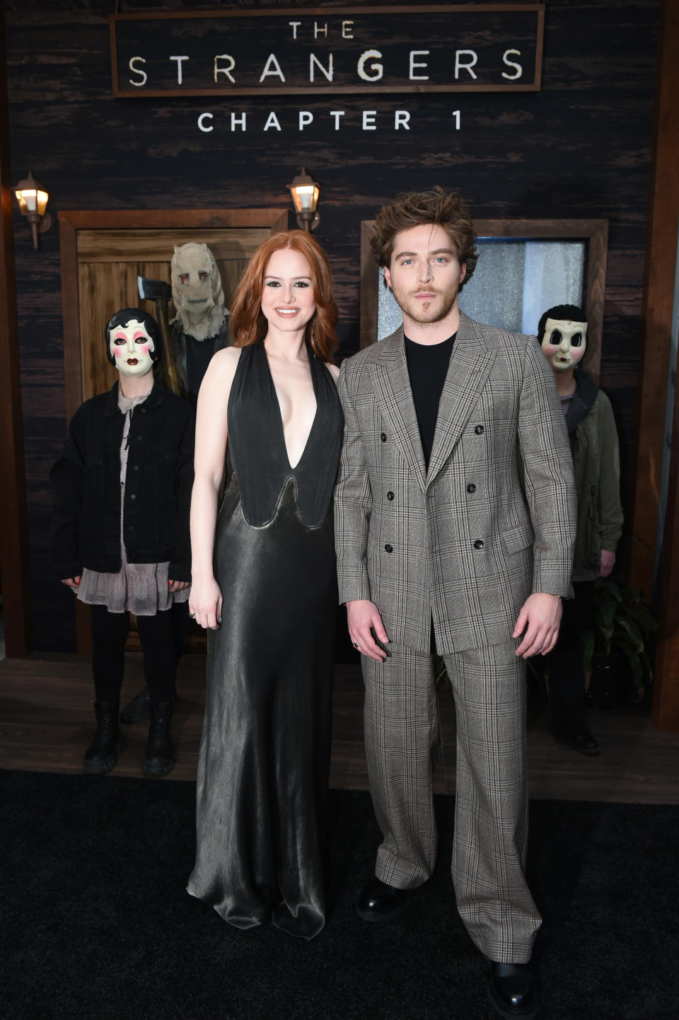 Froy Gutierrez and Madelaine Petsch attend "The Strangers: Chapter 1" Los Angeles Premiere