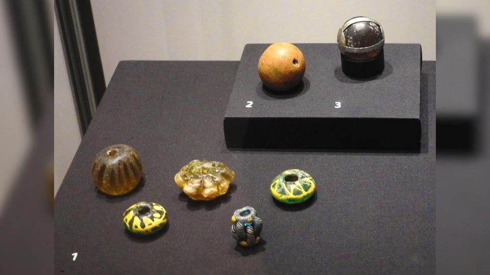 Viking era gold, silver, glass, crystal, stone, and earthen objects