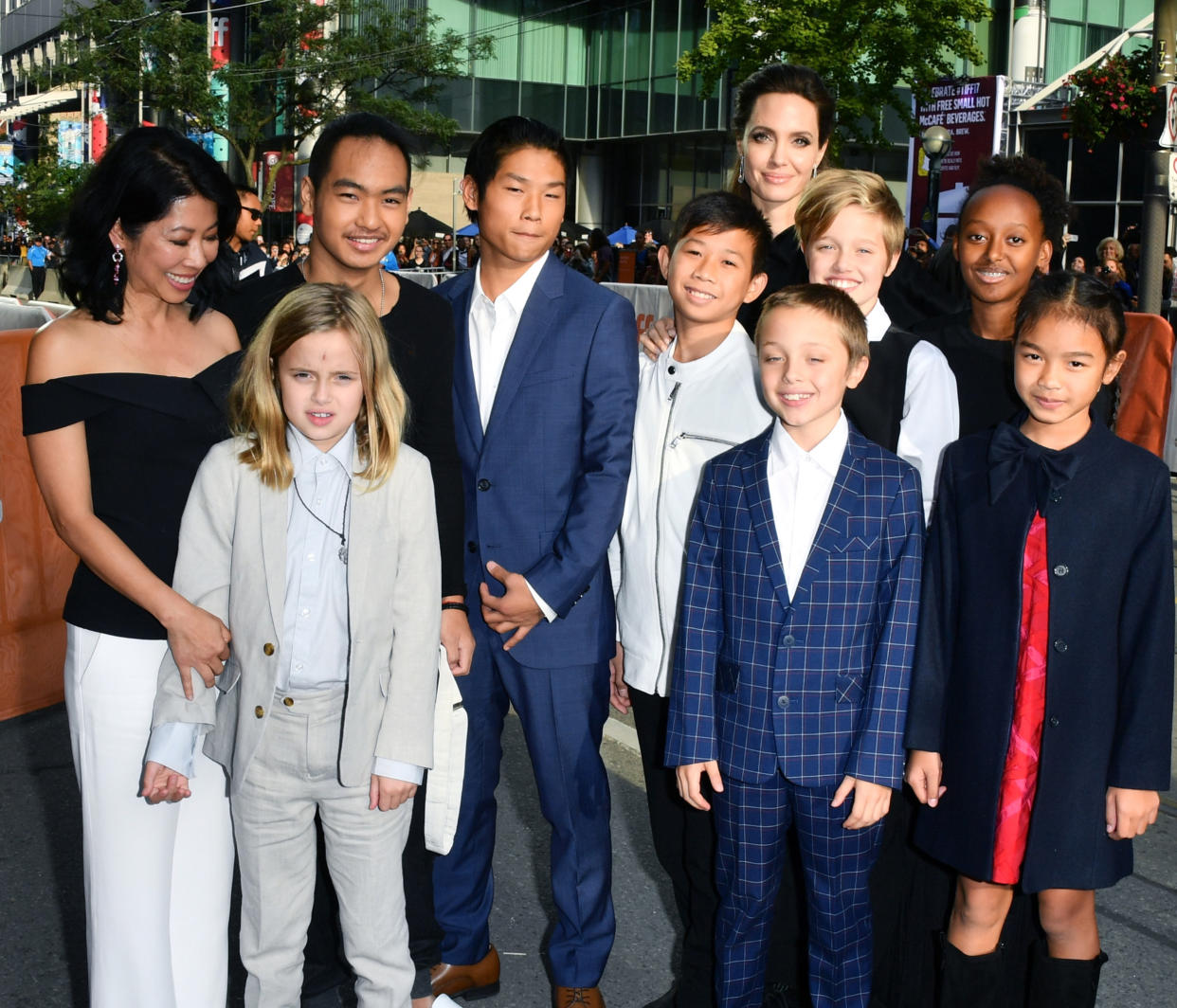 Angelina Jolie and family (George Pimentel / WireImage)