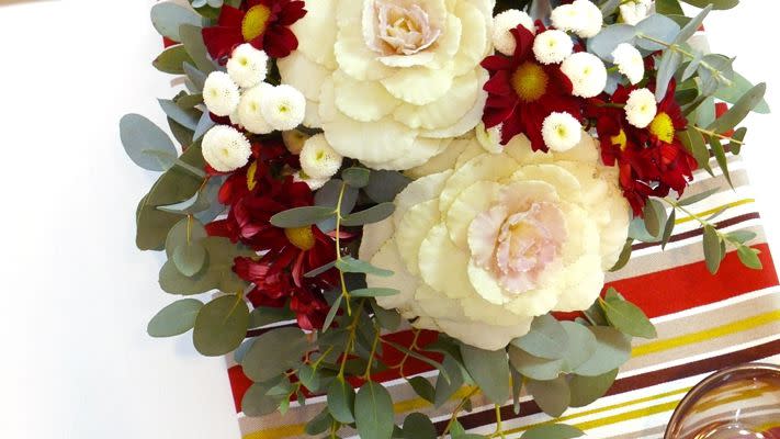 thanksgiving centerpieces cabbage