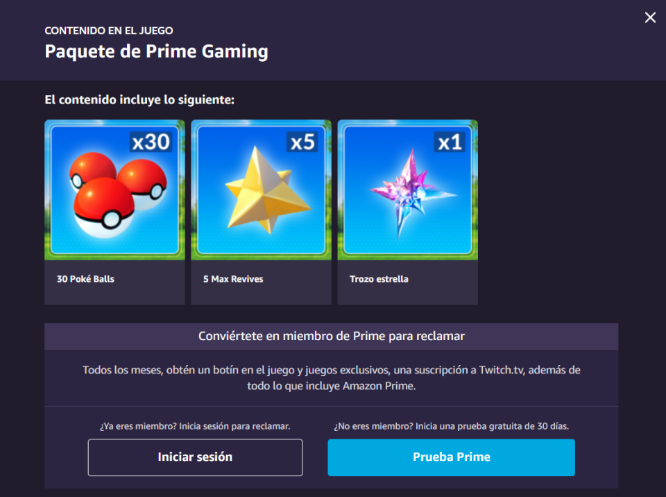 Los premios que Prime Gaming tiene para ti