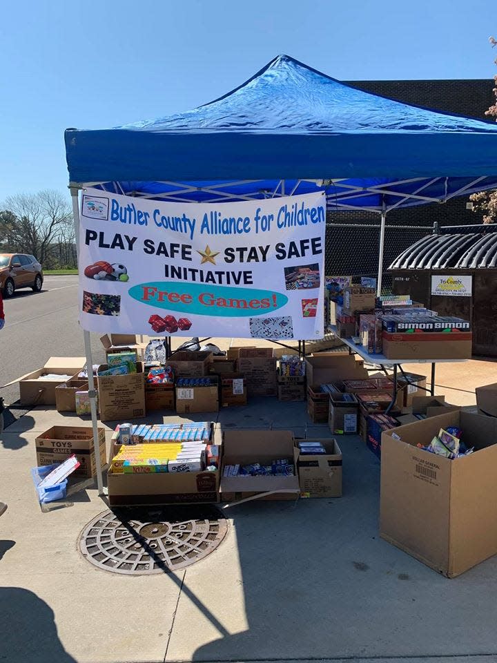 The Butler County Alliance for Children has been handing out free games as part of its Play Safe, Stay Safe initiative.