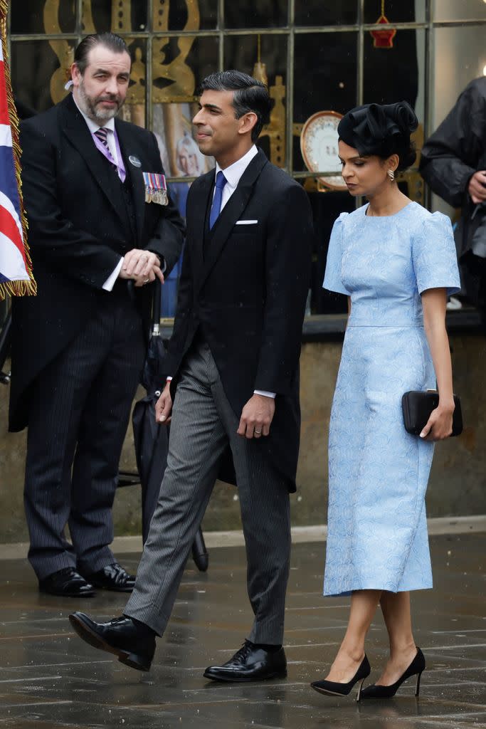 British Prime Minister Rishi Sunak and Akshata Murthy 