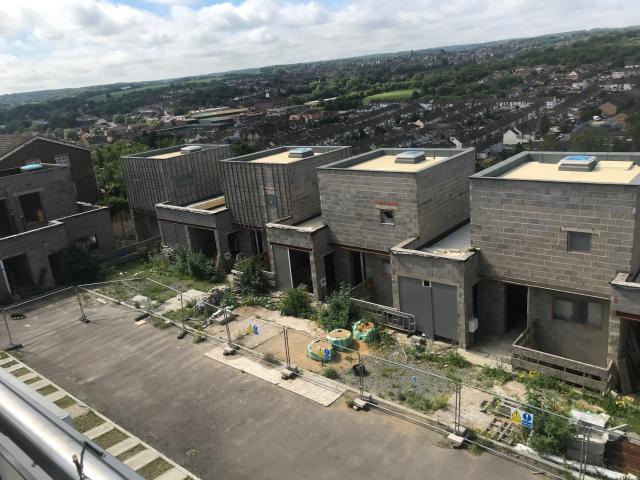 Couple left living in deserted housing estate for years left after