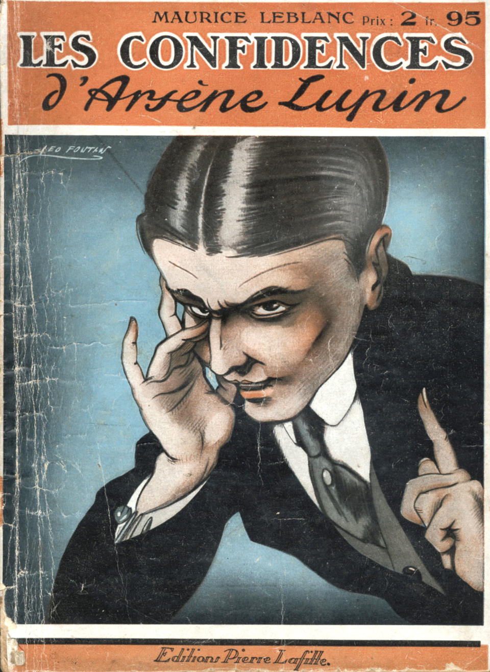 One of the many Lupin books written by author Maurice Leblanc<span class="copyright">Apic/Getty Images</span>