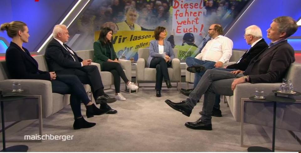 Die Runde bei “Maischberger”. (Foto: Screenshot ARD)