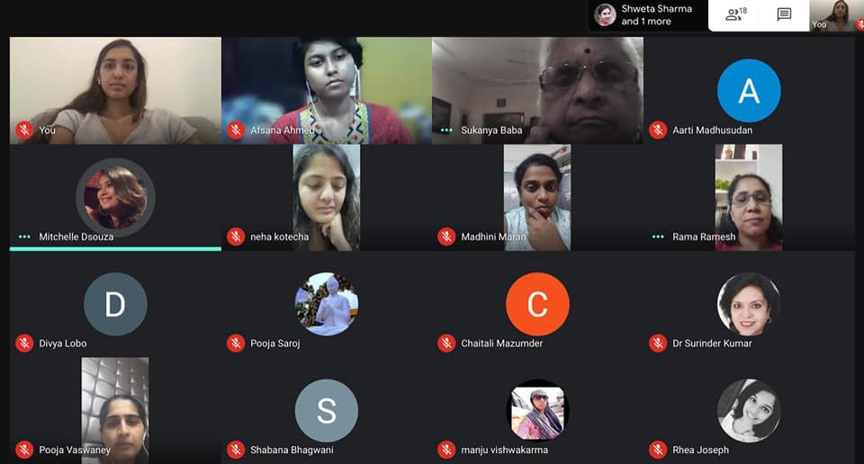 Zoom call meetings by LTE team