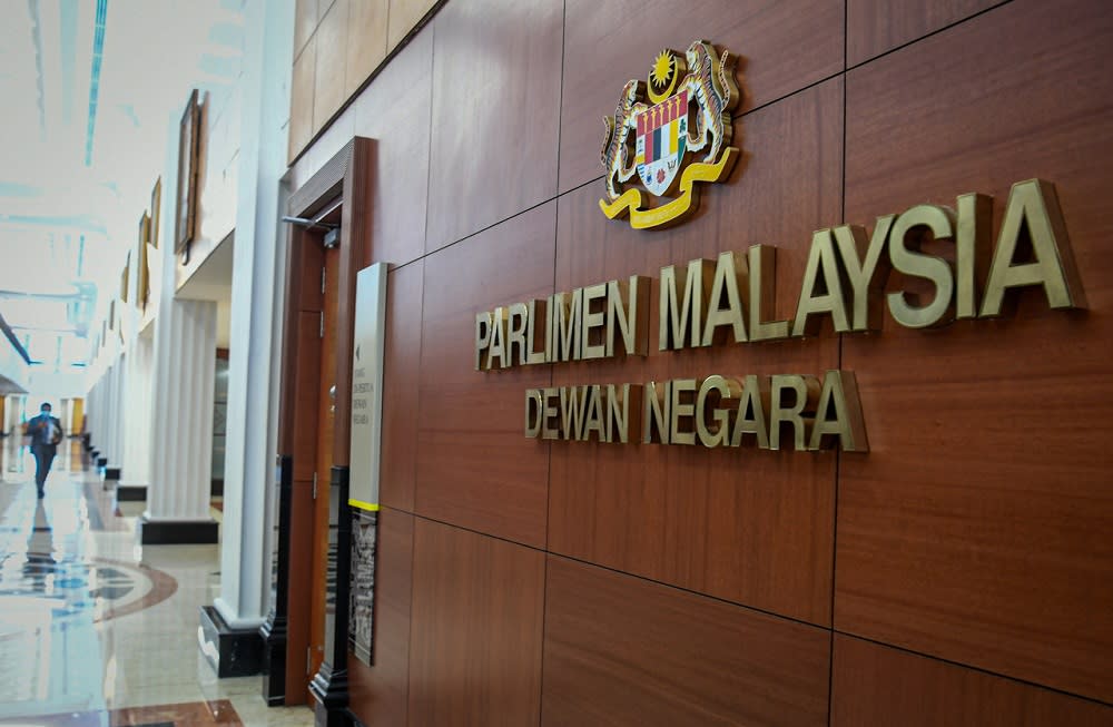 A general view of the Parliament lobby in Kuala Lumpur November 2, 2020. — Bernama pic