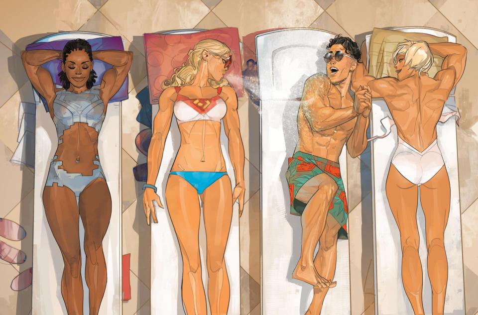 G'nort's Illustrated Swimsuit Special pin-up