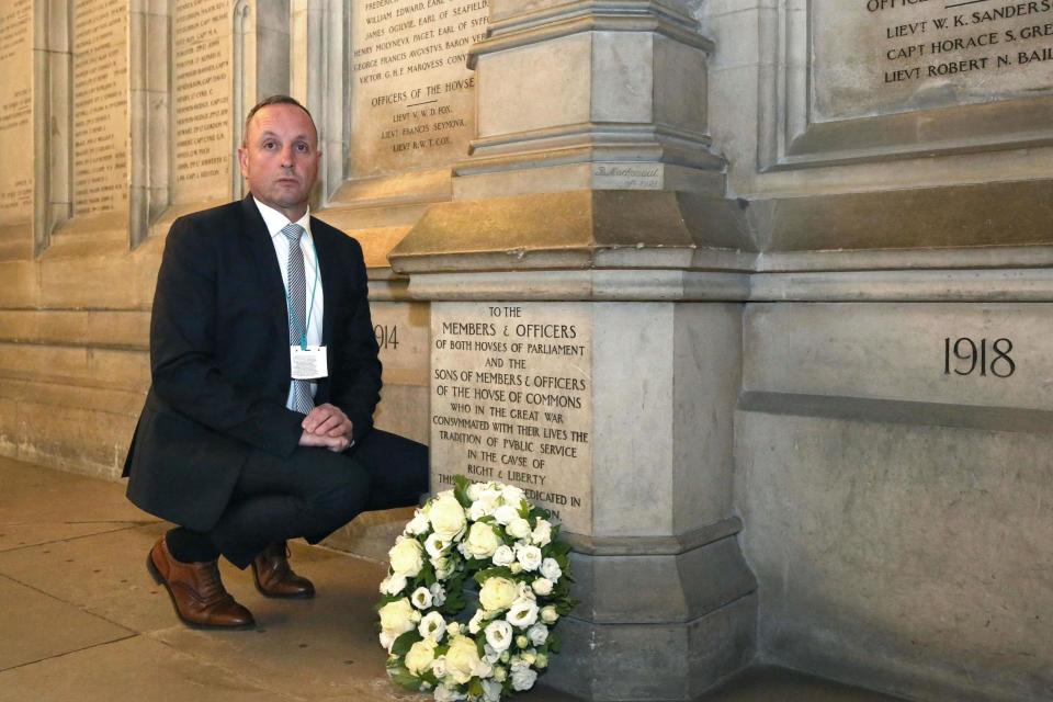 Mark Tipper, whose brother was one of the soldiers killed in the IRA bombing (PA Archive/PA Images)